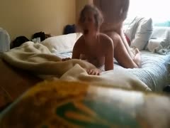 My ally's sweet auburn girlfriend enjoys having sex every morning.